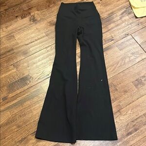 Elegant Black Flared Women's Pants
